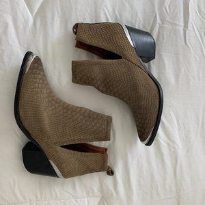 Free People x Jeffrey Campbell Snakeskin Boots